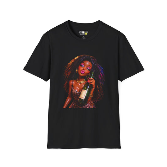 Life of The Party Black Doll Meme Retro 90s Attitude Portrait Novelty Unisex T-Shirt