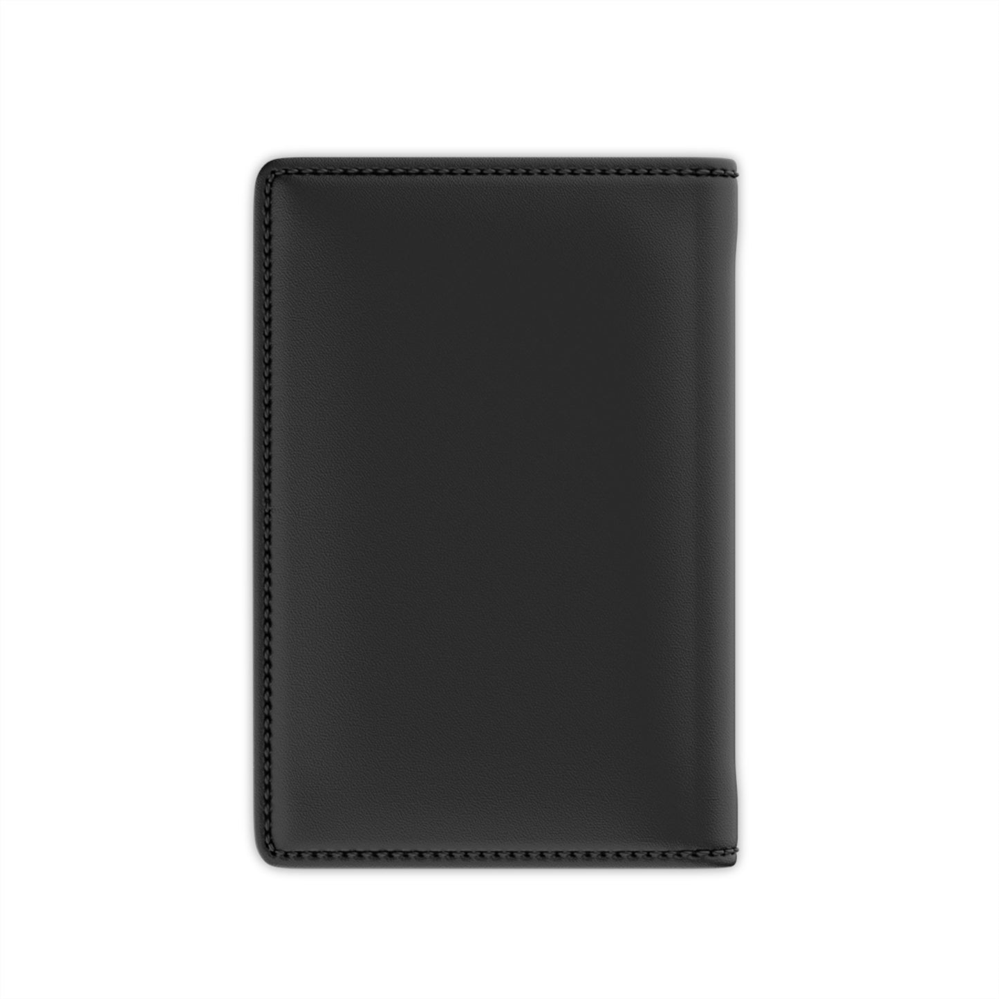 Club Trio Vegan Leather Black Art RFID Blocking Passport Cover