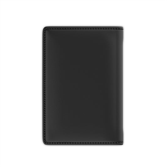 Club Trio Vegan Leather Black Art RFID Blocking Passport Cover