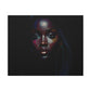 The Look Black Woman Abstract Artwork Canvas Wall Print
