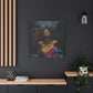 Euphoria Afrocentric Black Woman Abstract Art Canvas Wall Print - Xtreme Shopper