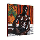 Good Morning Afrocentric Black Artwork Canvas Wall Print
