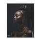 Hair Goals Afrocentric Black Woman Art Canvas Wall Print