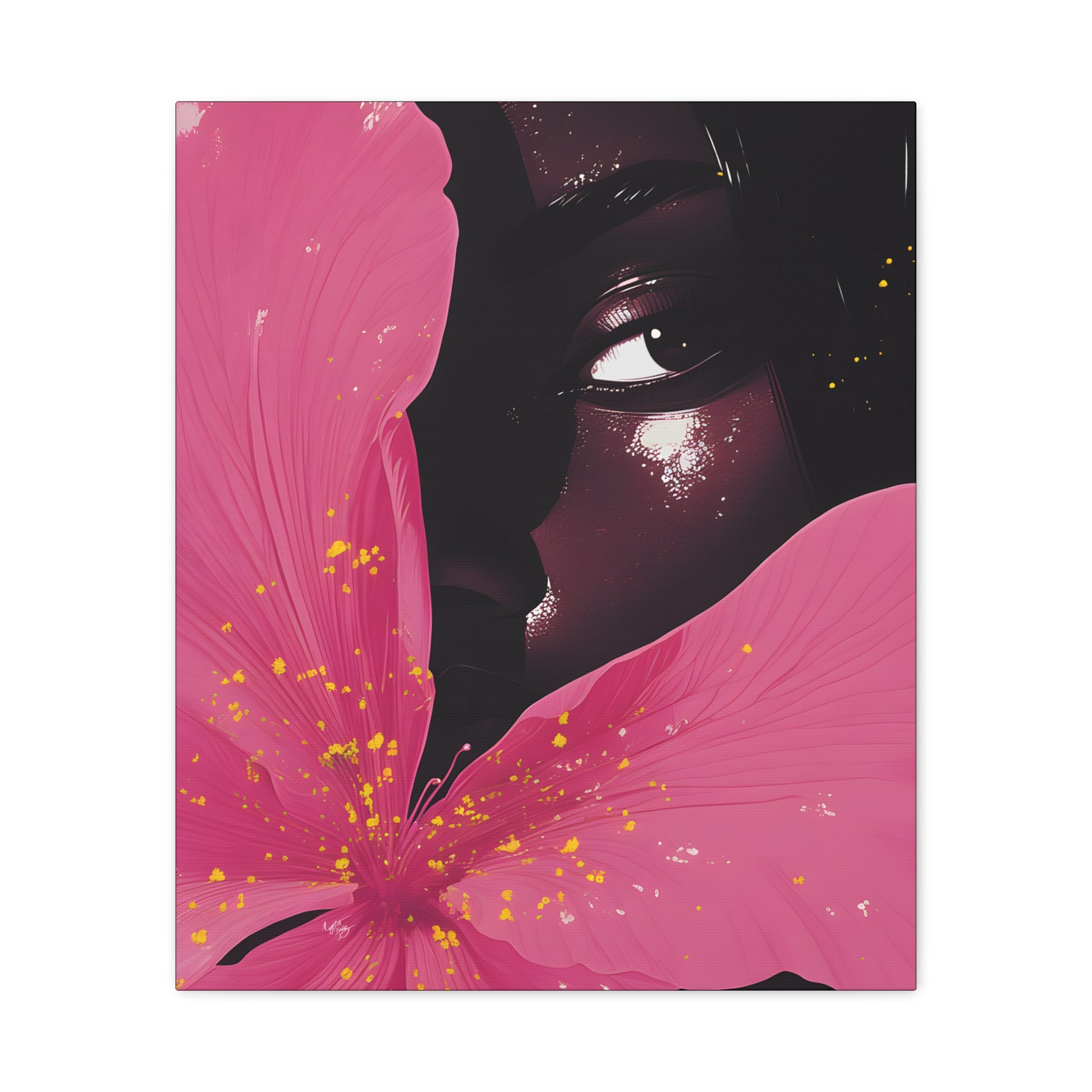 Beautiful Secrets Afrocentric Black Woman Art Canvas Wall Print - Xtreme Shopper