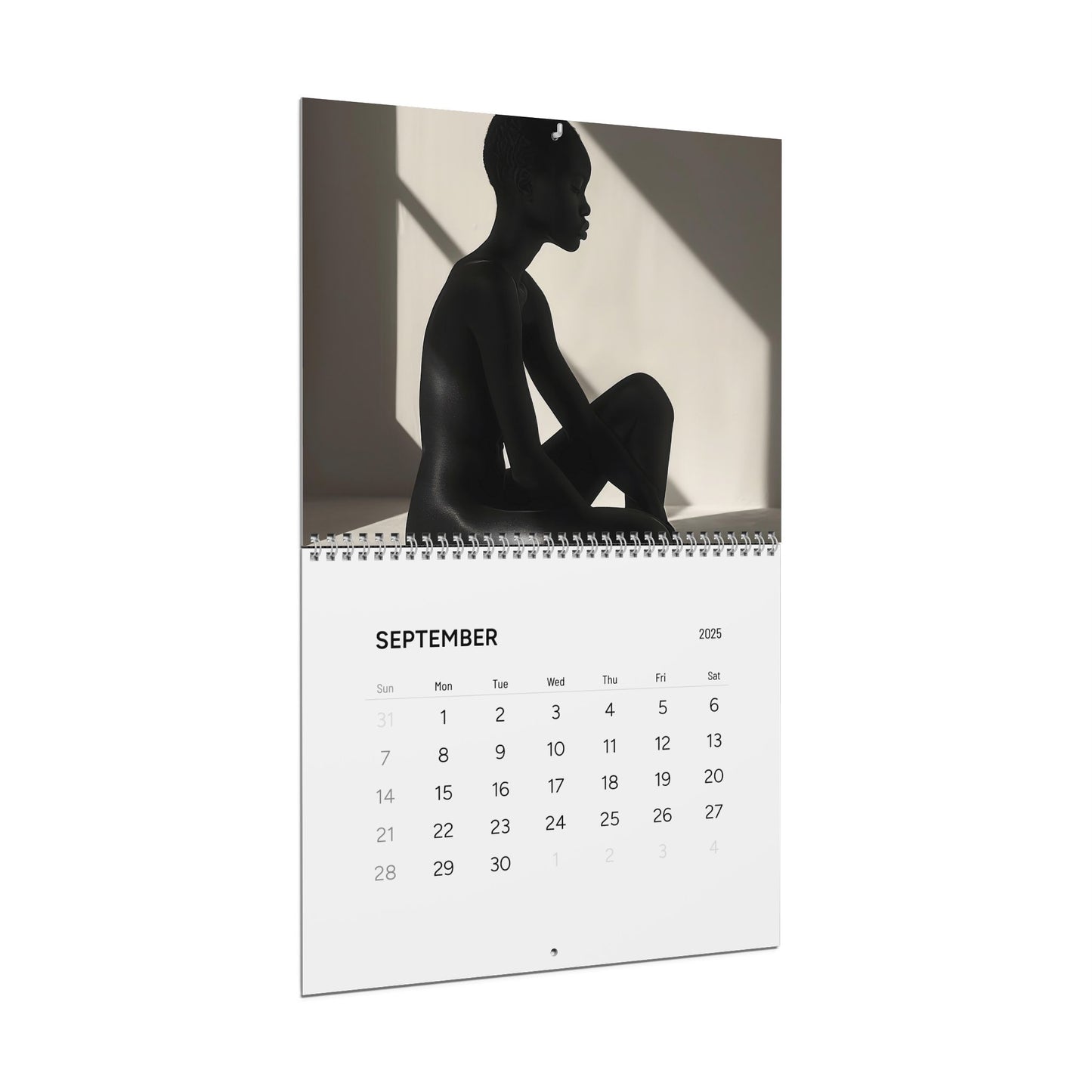Grown Folks Business Black Art Wall Calendar