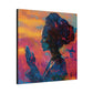 Manifest It Afrocentric Black Woman Art Canvas Wall Print - Xtreme Shopper
