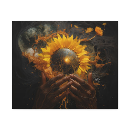 New Beginnings Afrocentric Black Art Canvas Wall Print