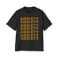 Anxiety It's In My Head Streetwear Statement Unisex Heavyweight Cotton Oversized T-Shirt