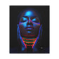 My Future Is Brighter Than The Darkness Black Woman Art Canvas Wall Print