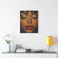 Just Meditate On It Black Woman Art Canvas Wall Print