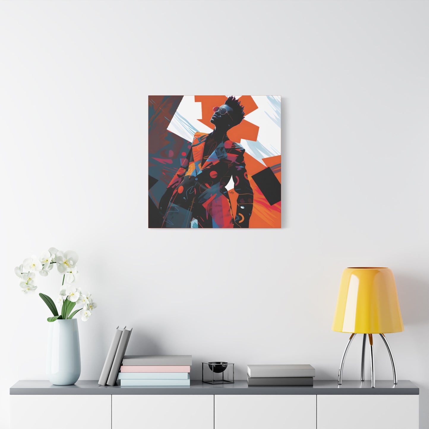 Fashion Is King Afrocentric Black Art Canvas Wall Print