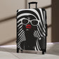 In Black And White Black Woman Art Hardshell Hardside Lockable Spinner Suitcase