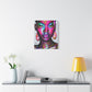Malika Knows Afrocentric Black Woman Abstract Art Canvas Wall Print