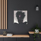 I Know You See Me Afrocentric Black Woman Abstract Art Canvas Wall Print