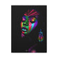 Original Makeup Black Woman Art Canvas Wall Print