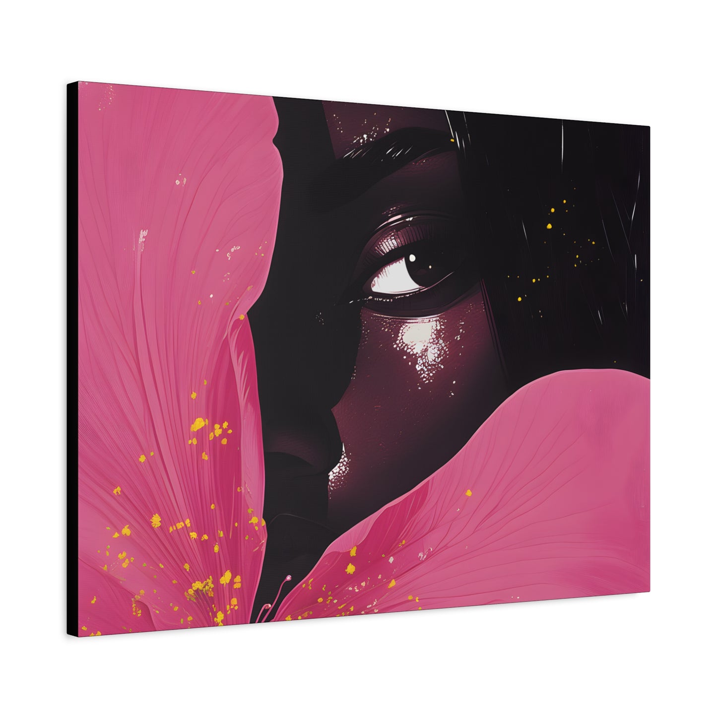 Beautiful Secrets Afrocentric Black Woman Art Canvas Wall Print - Xtreme Shopper