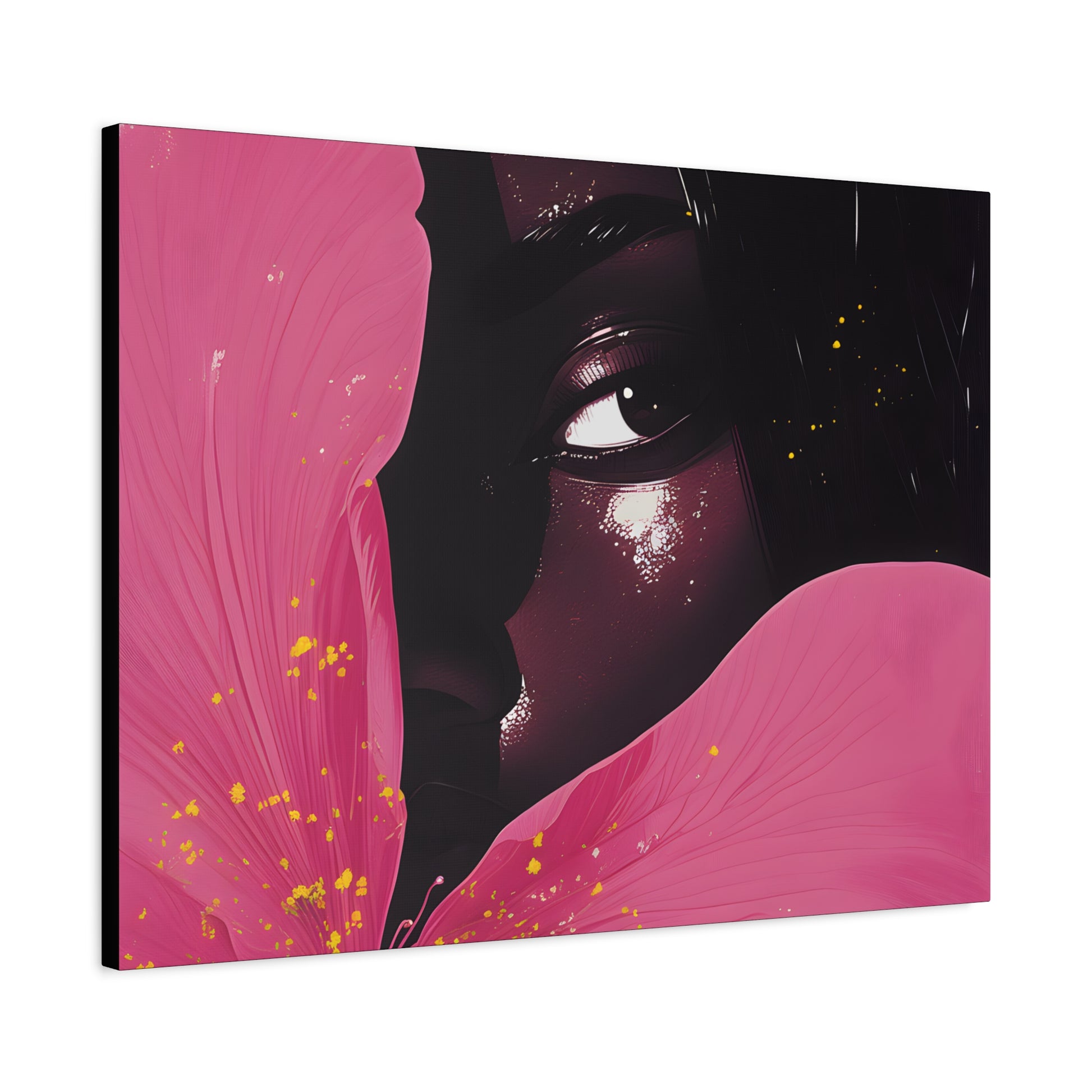 Beautiful Secrets Afrocentric Black Woman Art Canvas Wall Print - Xtreme Shopper
