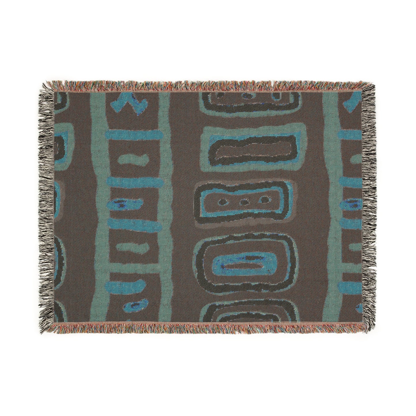 Modern Abstract Afrocentric Art Woven Throw Blanket - Xtreme Shopper