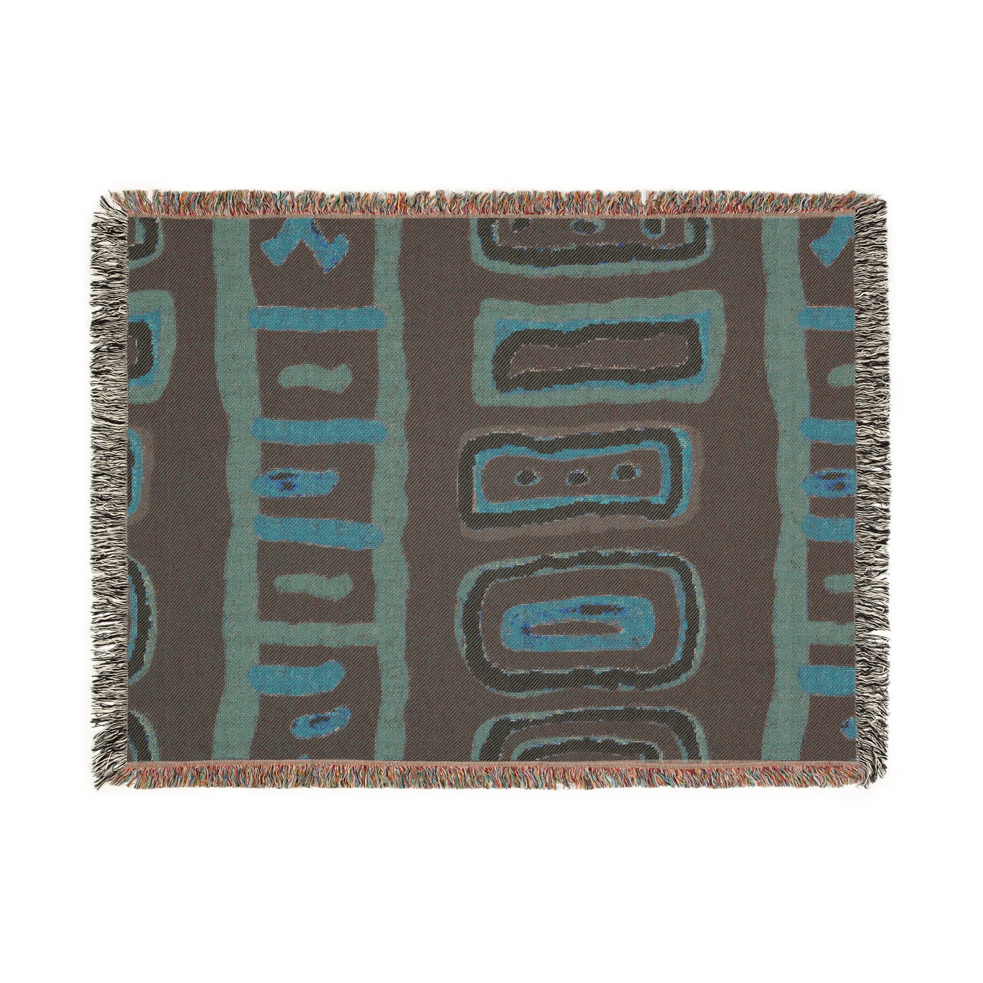 Modern Abstract Afrocentric Art Woven Throw Blanket - Xtreme Shopper