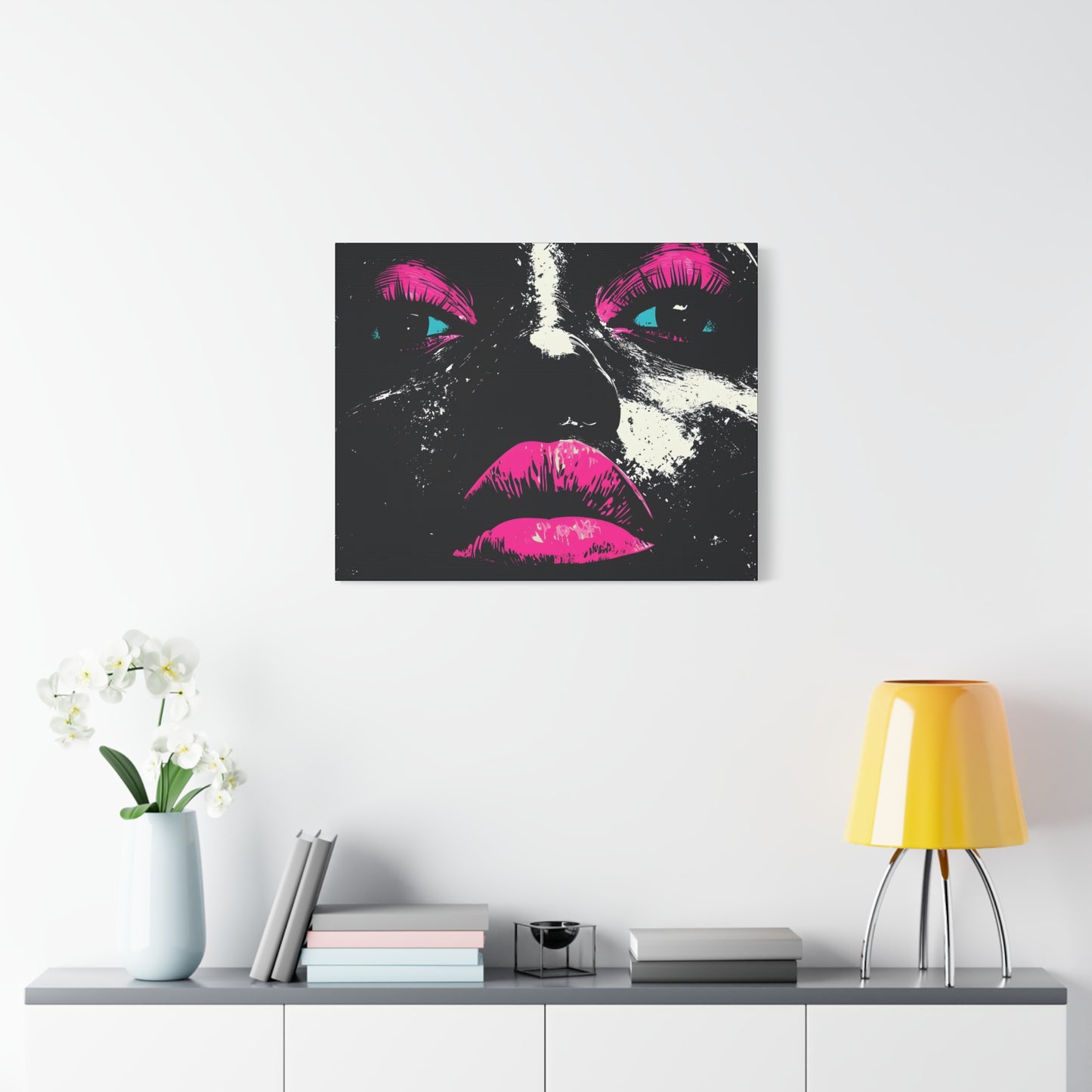 Anticipation Black Woman Art Canvas Wall Print