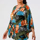 Trendy Vibrant Kimono Sleeve Romper