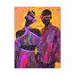 You Know We're Fly Afrocentric Black Abstract Art Canvas Wall Print