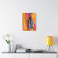 So Cool Afrocentric Black Man Abstract Art Canvas Wall Print