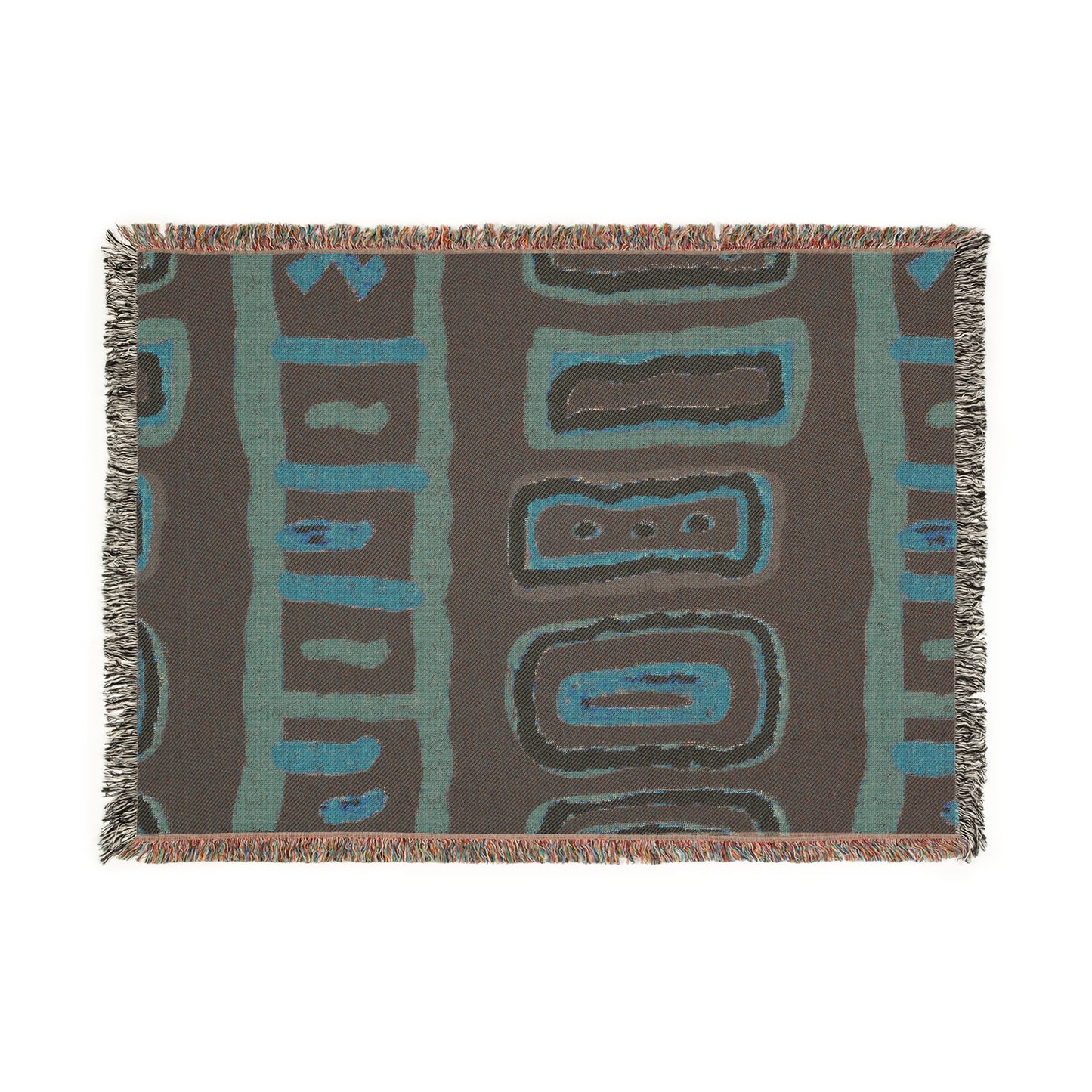 Modern Abstract Afrocentric Art Woven Throw Blanket - Xtreme Shopper