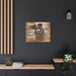 Forever Mine Black Love Art Canvas Wall Print