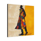 I Am Fashion Forward Afrocentric Black Man Abstract Art Canvas Wall Print