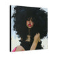 Mary Afrocentric Black Woman Art Canvas Wall Print