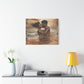 Forever Mine Black Love Art Canvas Wall Print