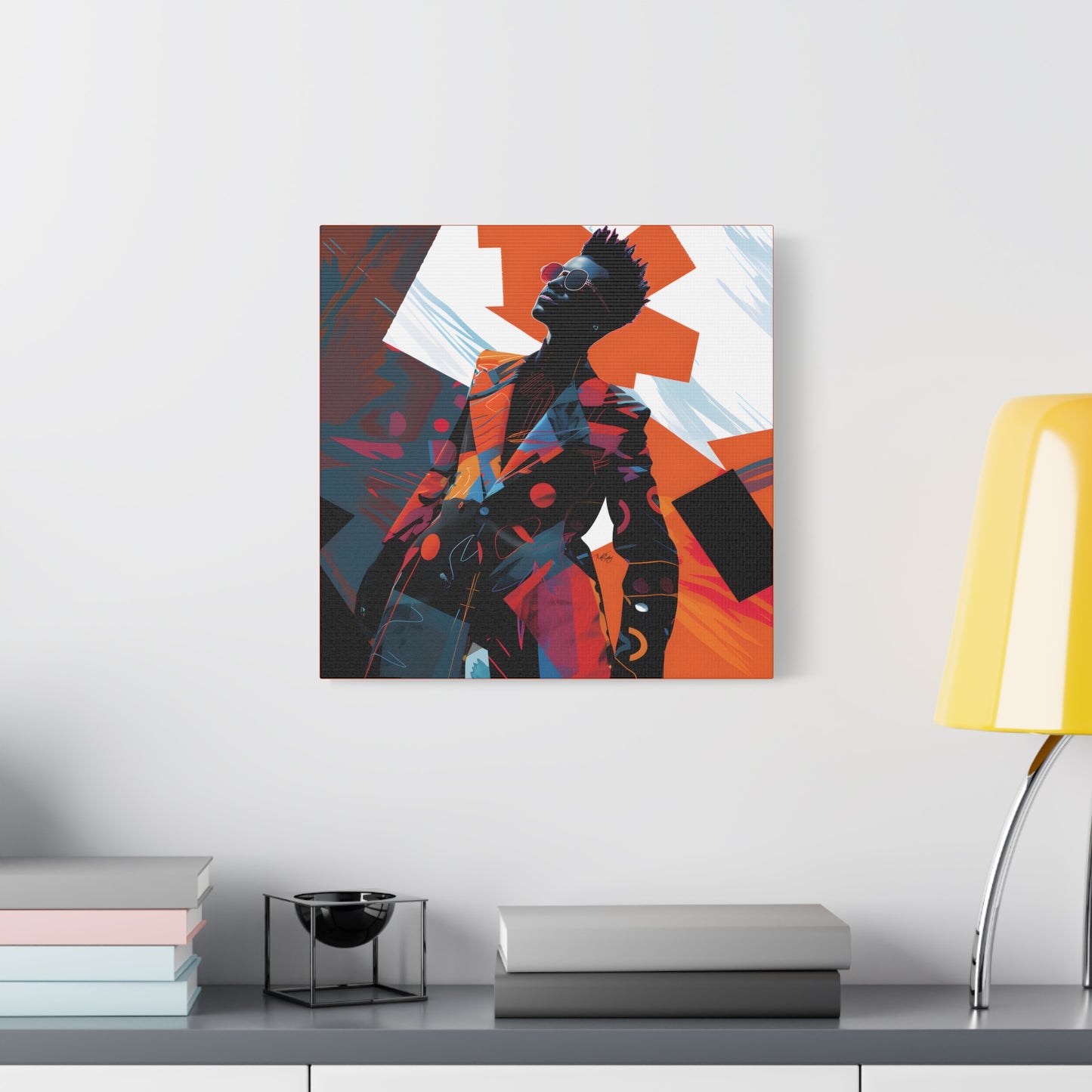 Fashion Is King Afrocentric Black Art Canvas Wall Print