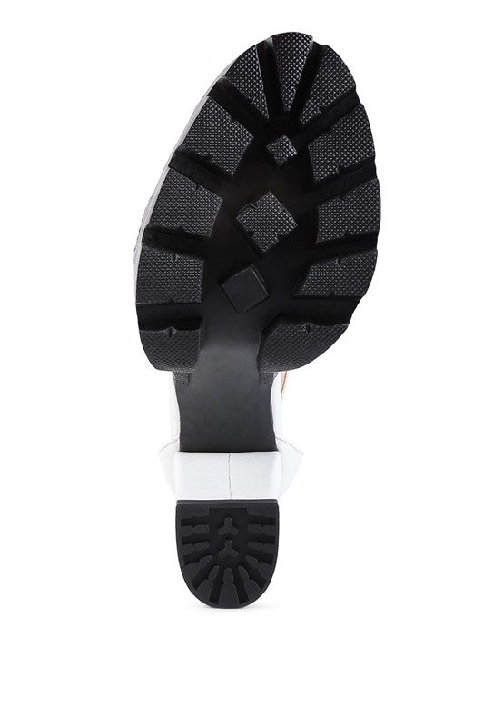 Trendy Snake Print Vegan Leather Lug Sole Sandals - Xtreme Shopper