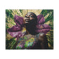 Blooming With Beauty Afrocentric Black Woman Inspirational Spiritual Art Canvas Wall Print