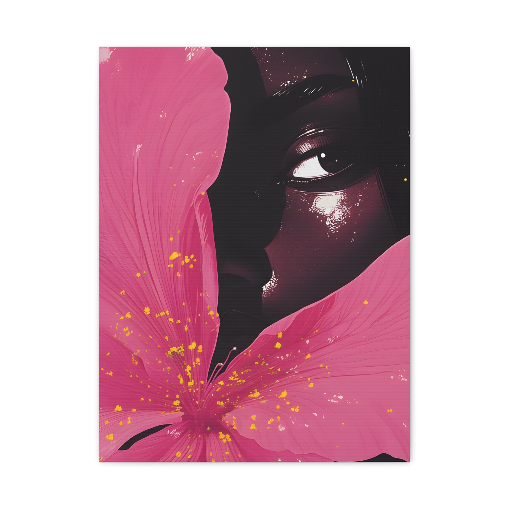 Beautiful Secrets Afrocentric Black Woman Art Canvas Wall Print - Xtreme Shopper