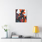 Fashion Is King Afrocentric Black Art Canvas Wall Print