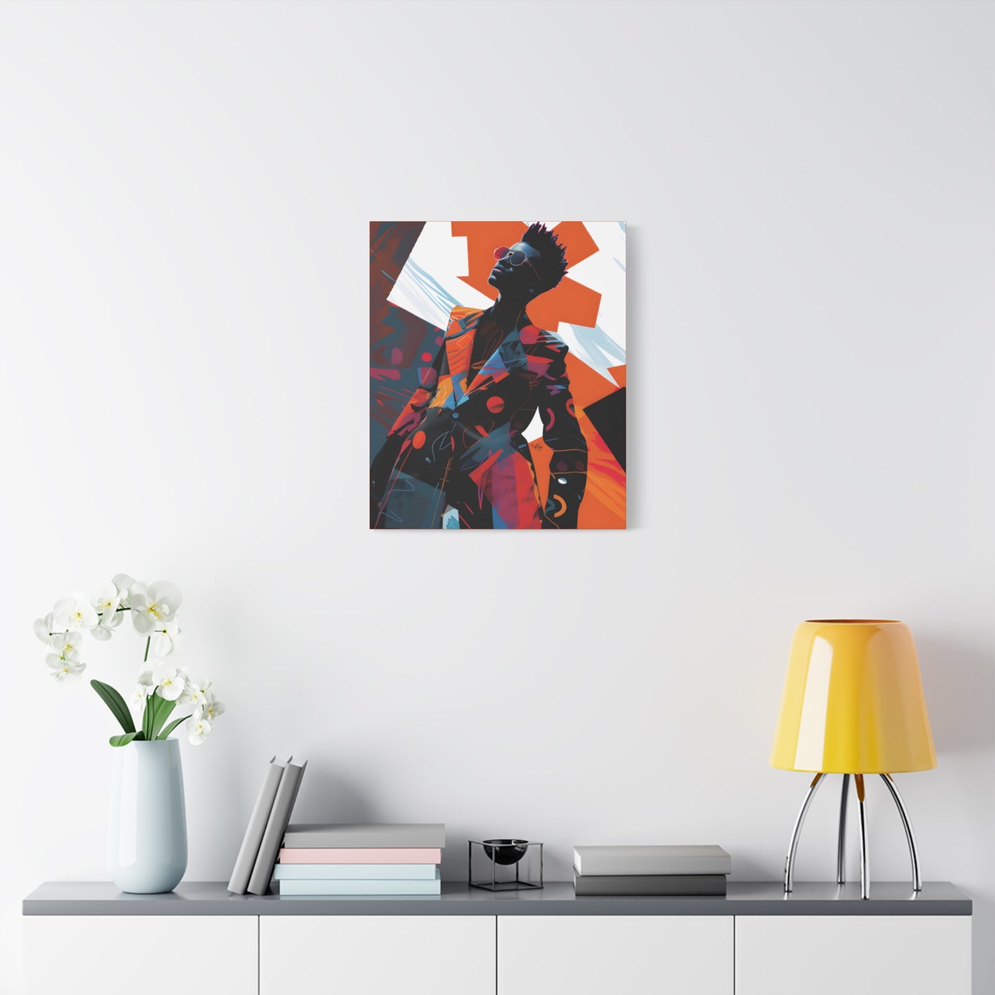 Fashion Is King Afrocentric Black Art Canvas Wall Print