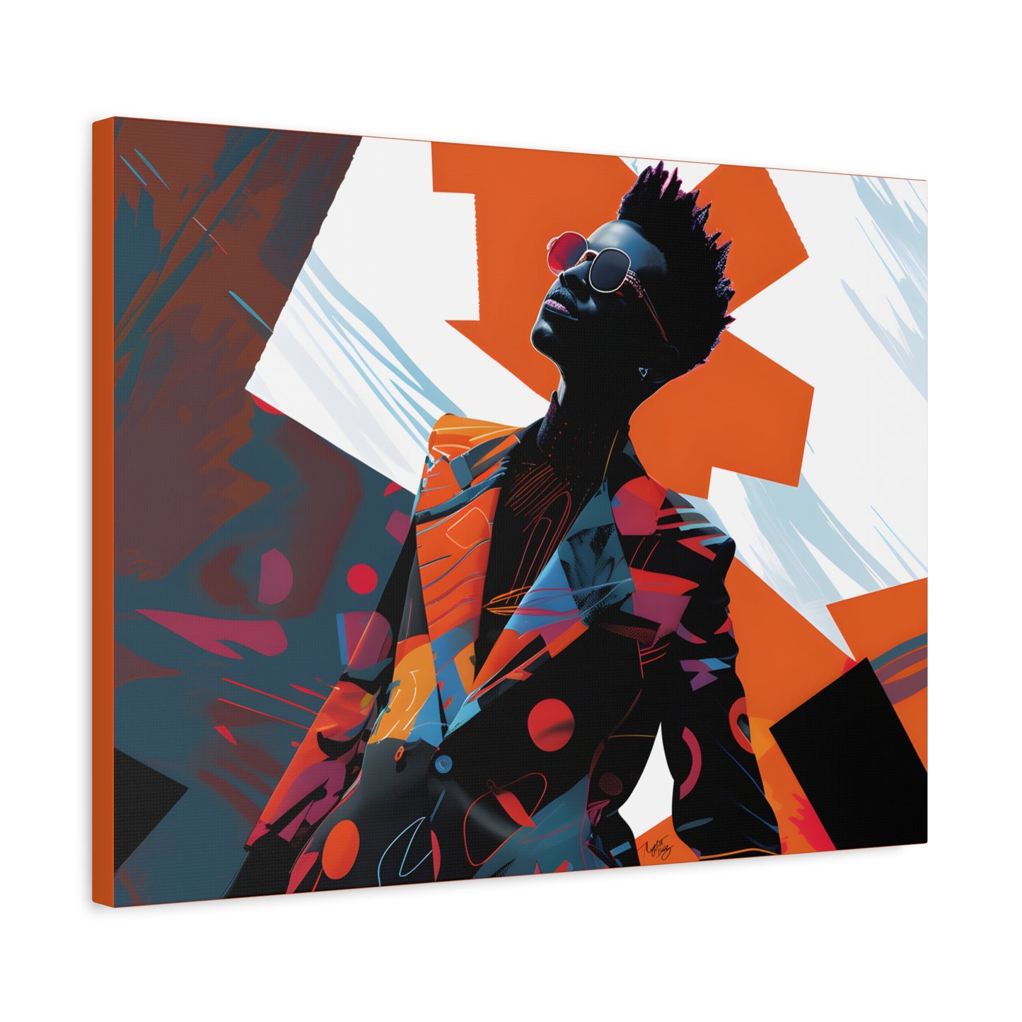Fashion Is King Afrocentric Black Art Canvas Wall Print