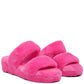 Smoothie Faux Fur Platform Slipper Sandals - Xtreme Shopper