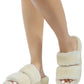 Smoothie Faux Fur Platform Slipper Sandals - Xtreme Shopper