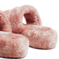 Smoothie Faux Fur Platform Slipper Sandals - Xtreme Shopper