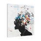 Frustration Afrocentric Black Art Canvas Wall Print