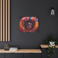 Groovy Summer Black Woman Psychedelic Themed Artwork Canvas Wall Print - Xtreme Shopper