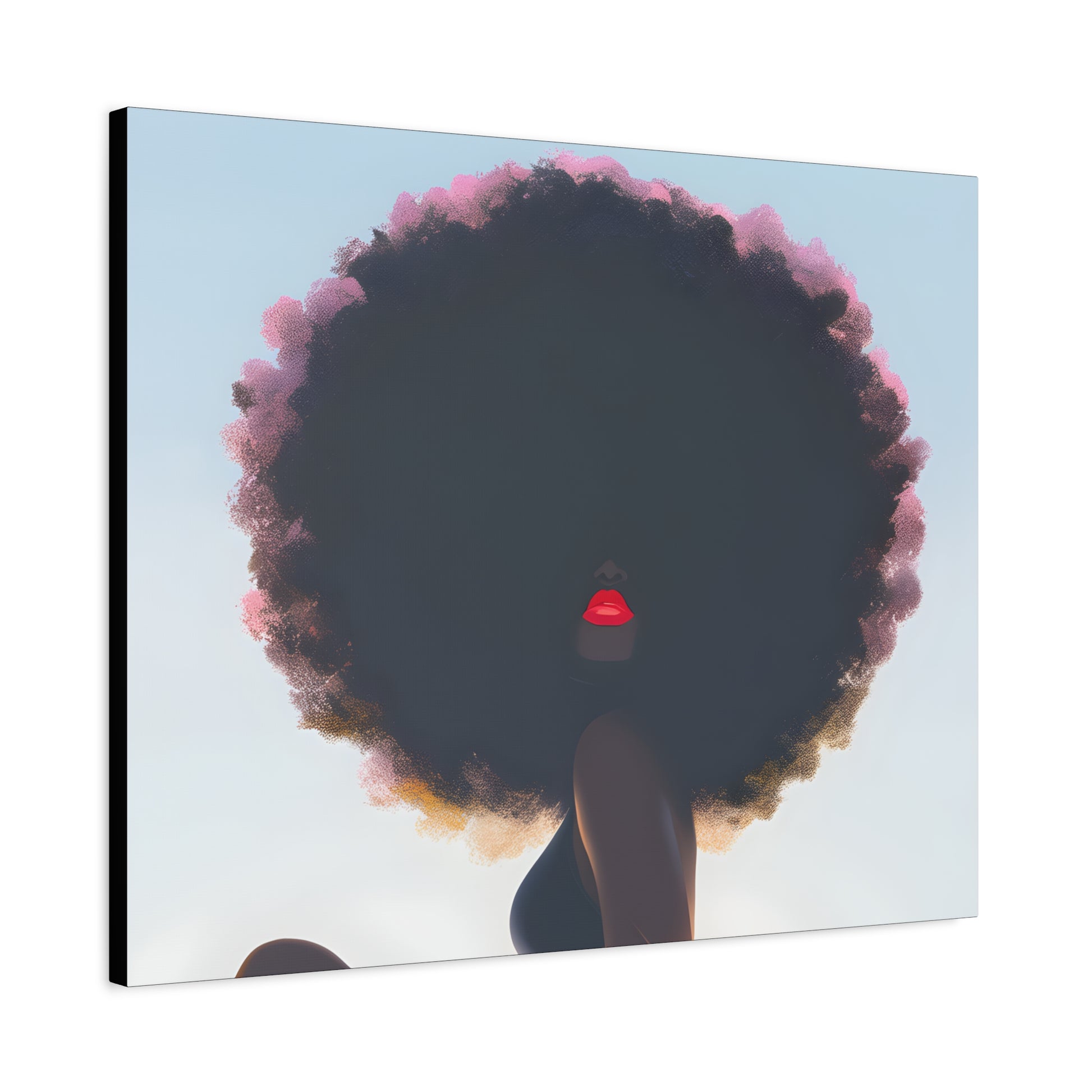 I Am That Chick Afrocentric Black Woman Abstract Fantasy Art Canvas Wall Print - Xtreme Shopper