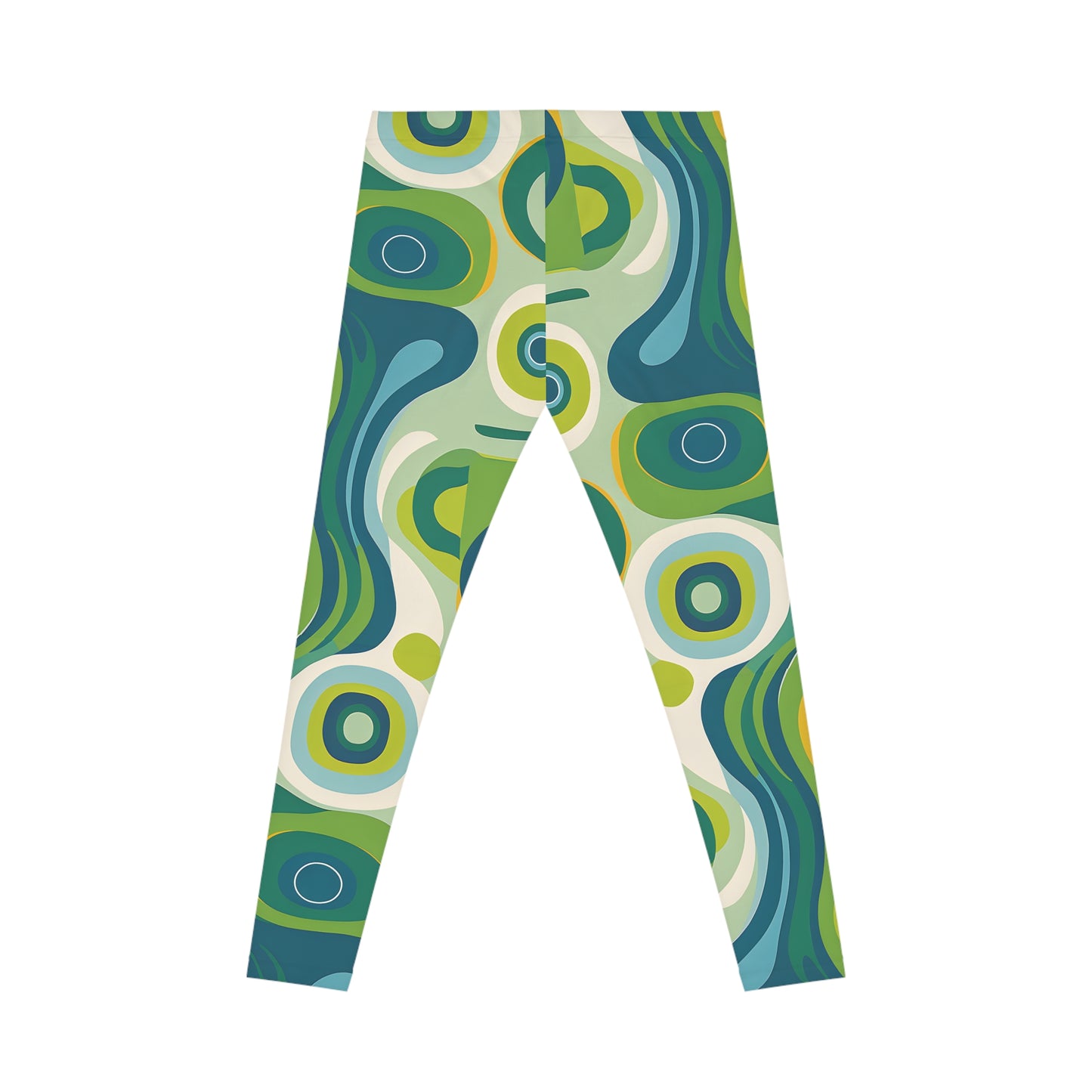 Psychedelic Swirl Printed Yoga Pants Leggings