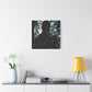 Rainy Days Aren't That Bad Afrocentric Black Man Art Canvas Wall Print