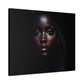 The Look Black Woman Abstract Artwork Canvas Wall Print