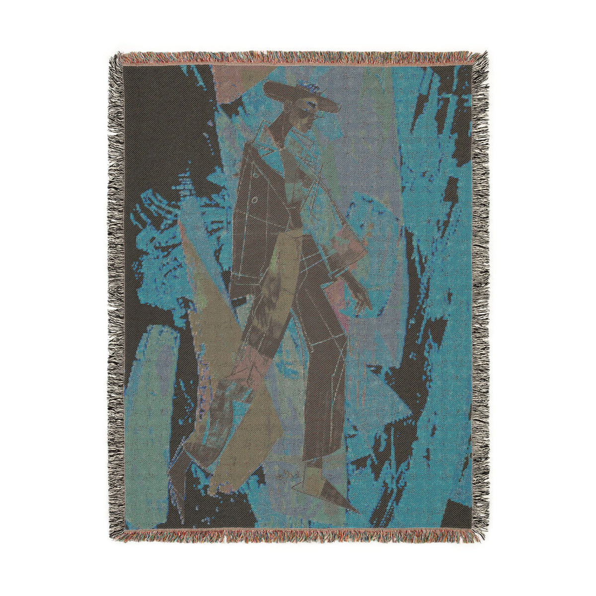 So Cool Black Art Woven Throw Blanket