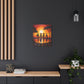 All Together Now Afrocentric Black Woman Abstract Art Canvas Wall Print